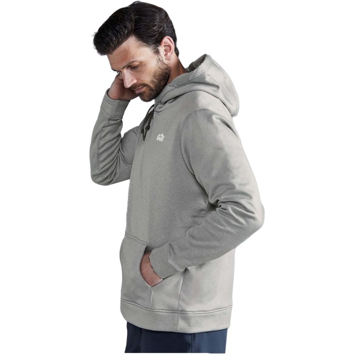 2024 Gill Mens Langland Hoodie 1112 - Grey Marl